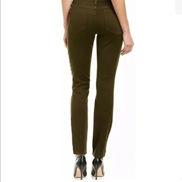 NYDJ Alina Legging Brown Stretch Pants Size 14P - Picture 2 of 9